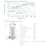 Насос фекальный LEO 50SWP12-19-2.2/QG (380В, 2.2кВт, 24.5 м3/ч, H-23 м, d патр.50 мм, до 2%, до 5 мм)